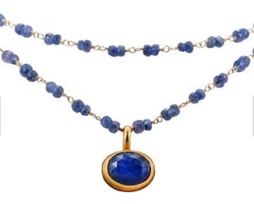 Lori Kaplan Jewelry - Tanzanite Pendant Necklace 264558089