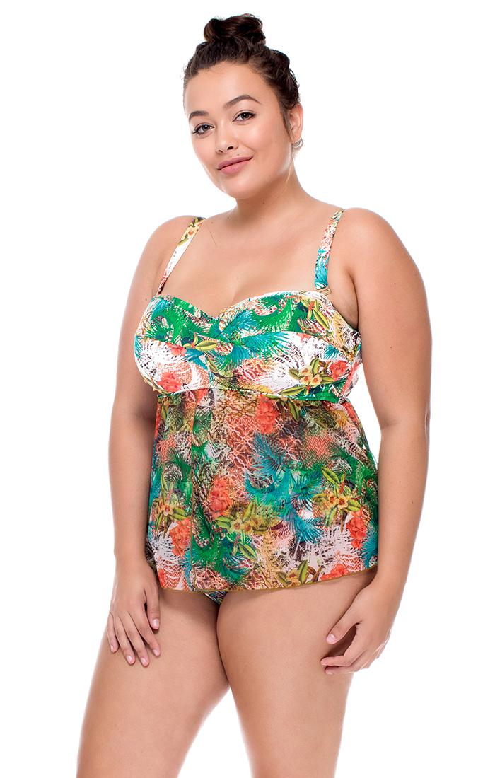 Curve Swimwear - Seabreeze Tankini Top 370dd/etadr