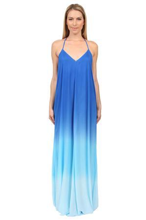 Young Fabulous And Broke Ombre Maxi Dress In Royal Blue