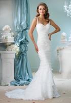 Enchanting By Mon Cheri - 116121 Tiered Mermaid Bridal Gown