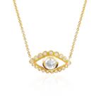 Logan Hollowell - New! Third Eye Moonstone And Diamond Necklace