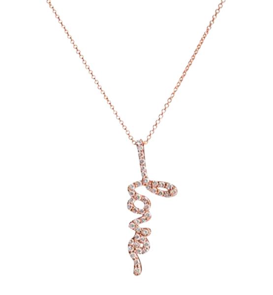 Avanessi - Diamond Love Pendant Necklace