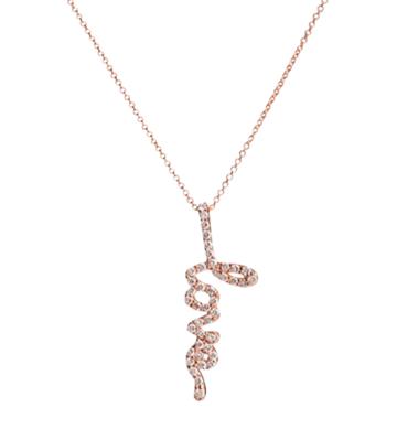 Avanessi - Diamond Love Pendant Necklace
