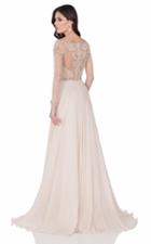 Terani Couture - Delicate Scallop Motif A-line Gown 1621m1715