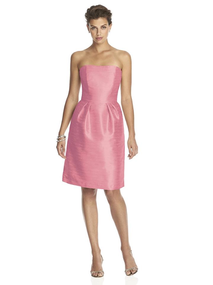 Alfred Sung - D614 Bridesmaid Dress In Papaya