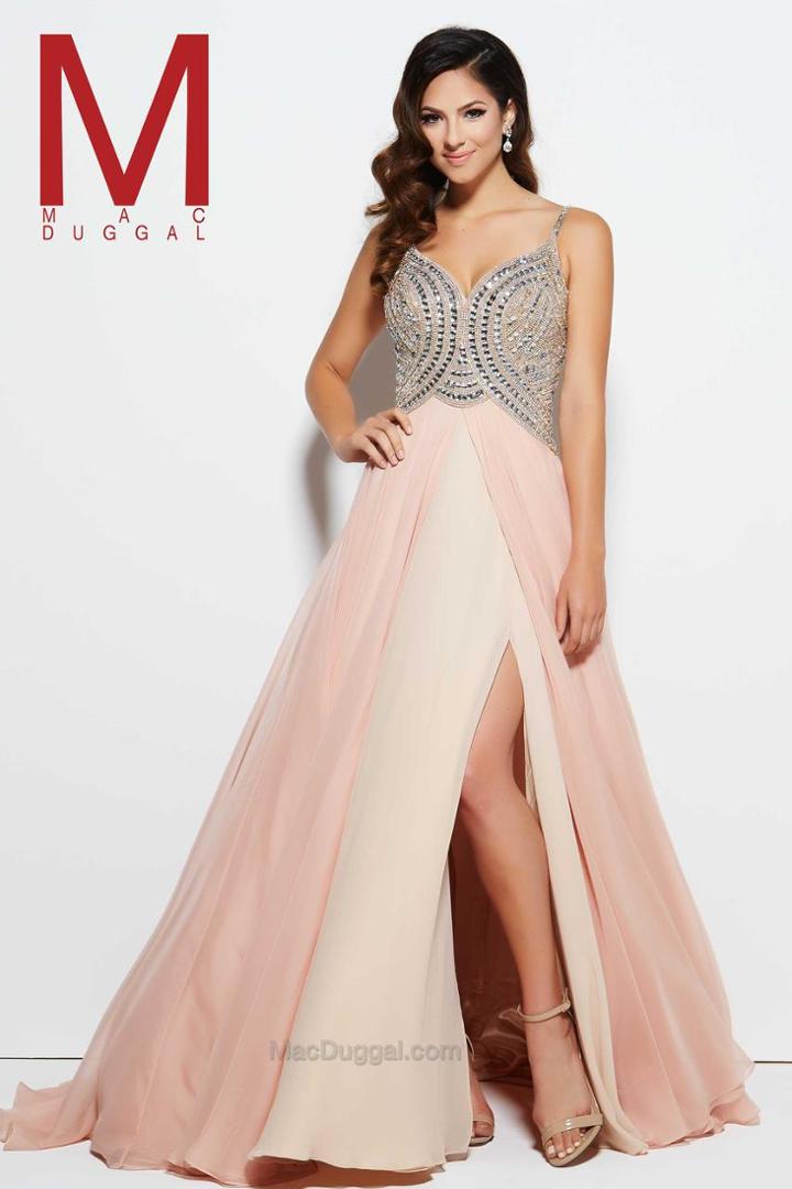 Mac Duggal Prom - 51046 M Nude
