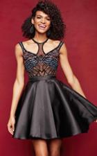 Clarisse - 3360 Unique Beaded Cocktail Dress