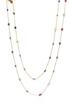 Tresor Collection - Multicolor Tourmaline Long Necklace In 18k Yg