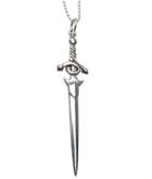 Femme Metale Jewelry - Long Sword Pendant Necklace