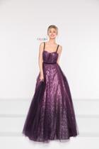 Colors Dress - 2003 Ombre Sequined Sweetheart Ballgown