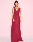 Mac Duggal - 55149l Ruched V-neck A-line Dress