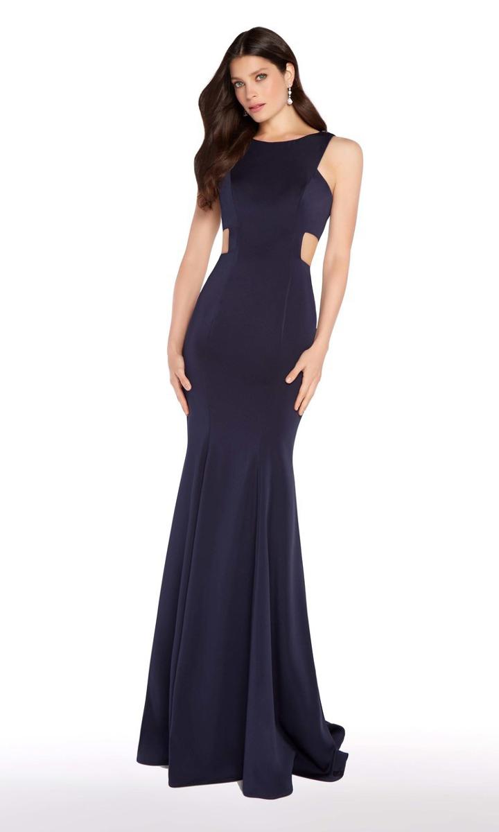 Alyce Paris - 60008 Metallic Beaded Racerback Sheath Gown
