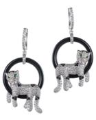 Jarin K Jewelry - Panther Hoop Earrings