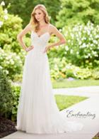 Enchanting By Mon Cheri - 118131 Metallic Threaded Lace Wedding Gown