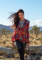 Johanne Beck - Front Placket Blouse Arabien Nights