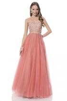 Terani Couture - Charming Beaded Sweetheart Two-piece A-line Tulle Gown 1611p1014a