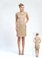 Sue Wong - N4441 Dress In Gold