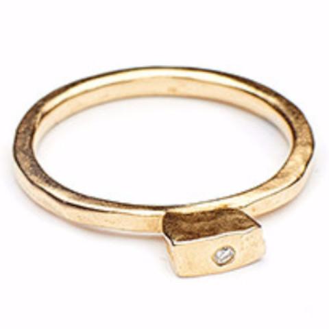 Vanessa Lianne - Camille Ring With Diamond Style 2