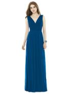 Alfred Sung - D719 Bridesmaid Dress In Cerulean