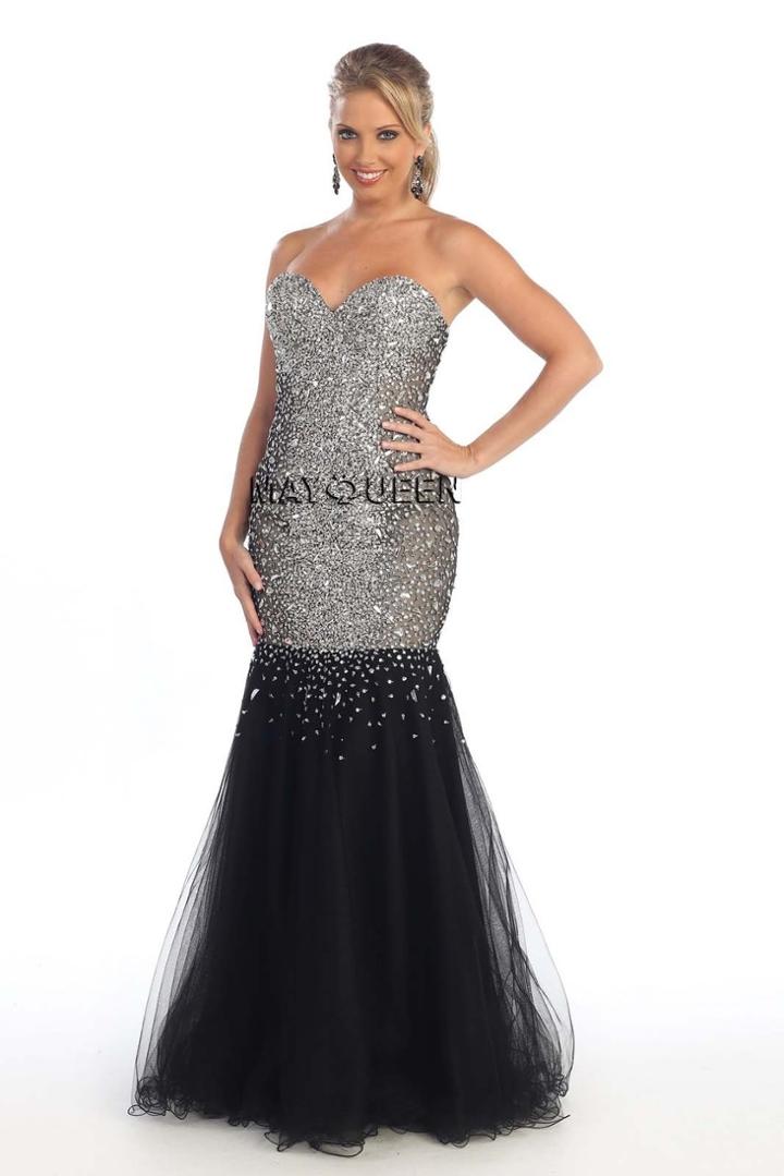 Glistening Sequins And Rhinestones Mermaid Gown