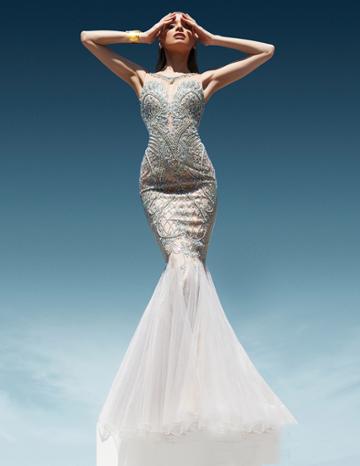 Terani Couture - Picture-perfect Beaded Mermaid Dress 1611gl0472