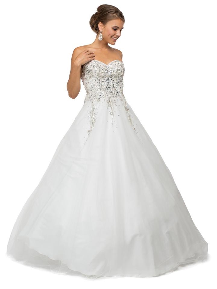 Dancing Queen - Floor-length Strapless Sweetheart Ballgown 9166