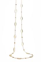 Tresor Collection - White Moonstone Necklace In 18k Yg