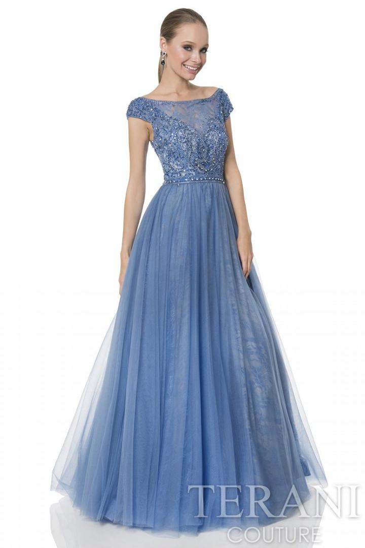Terani Evening - Sparkling Lace Evening Gown 1611p1236