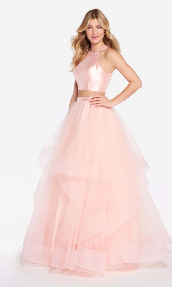 Alyce Paris - 60210 Halter Neck Two-piece Ballgown