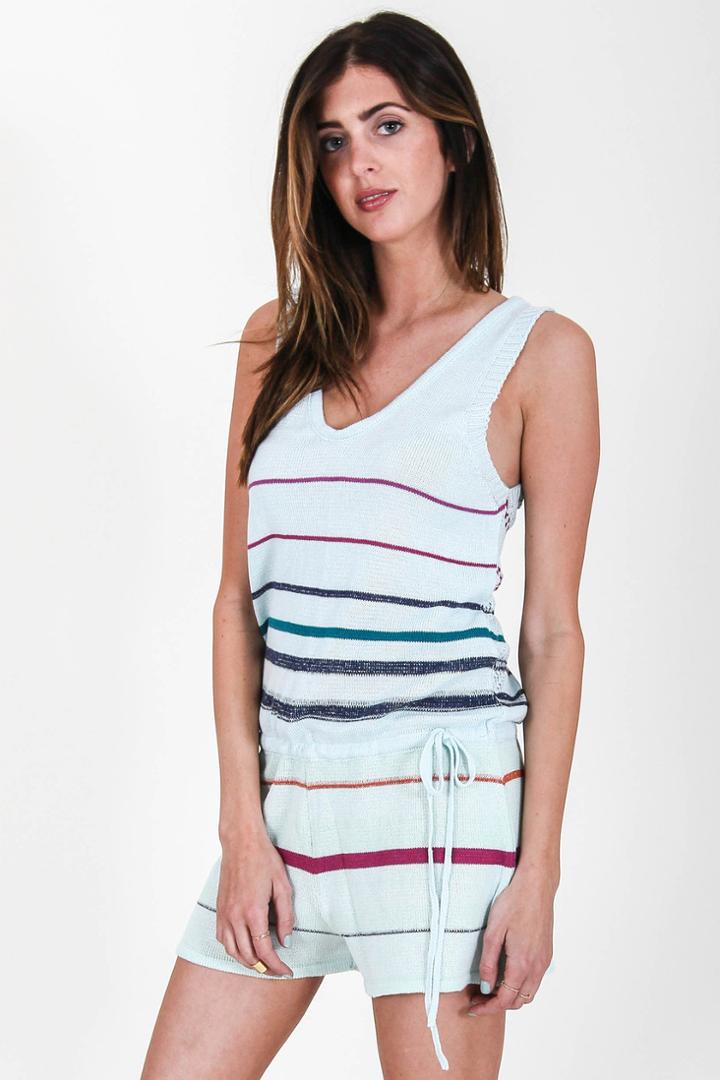 Goddis - Travis Romper In Moonstone