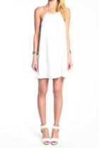 Donna Mizani - Halter Mini Dress In White