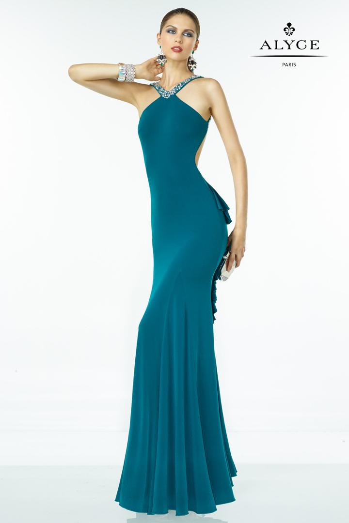 Alyce Paris B'dazzle - 35817 Dress In Forest Green
