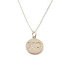 Margaret Elizabeth - Diamond Pavã£â© Xo Disc Charm Necklace