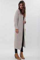 Goddis - Sonia Knit Jacket In Oatmeal