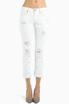 James Jeans - Destroyed White Neo Beau Slouch Boyfriend