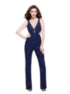 Primavera Couture - 3070 Stunning Sleeveless Sequined Jumpsuit