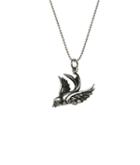 Femme Metale Jewelry - Single Swallow Charm Necklace