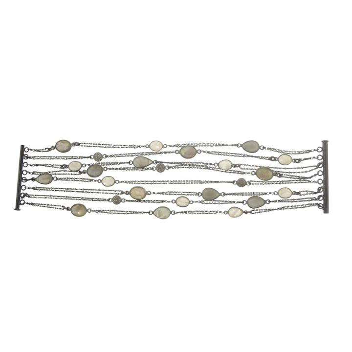 Mabel Chong - Moonstone Diamond Bracelet