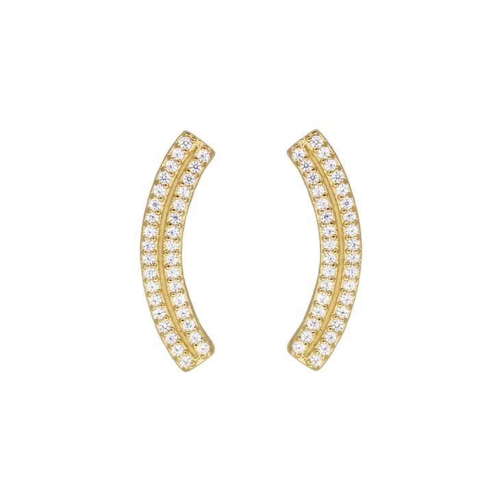 Rachael Ryen - Double Pave Bar Ear Pin