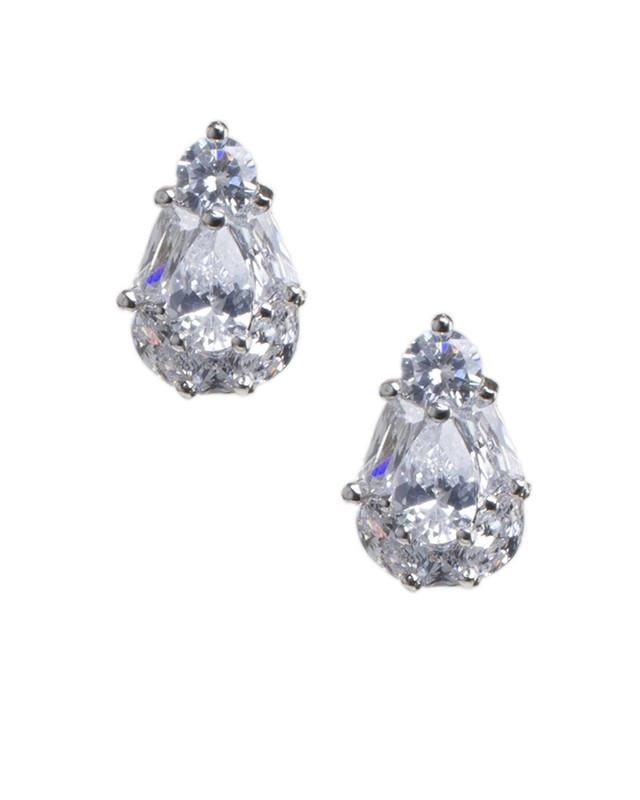 Cz By Kenneth Jay Lane - Pear Multi Shape Stud
