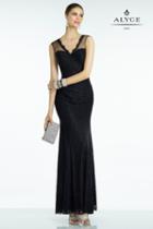 Alyce Paris B'dazzle - 35794 Dress In Black