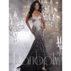 Panoply - Precious Jeweled Sweetheart Trumpet Evening Gown 14740