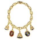 Ben-amun - Royal Charm Monarch Pendant Gold Necklace
