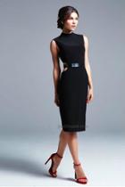 Ieena For Mac Duggal - 25030 High Neck Dress In Black