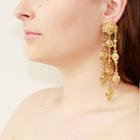 Ben-amun - Helen Of Troy Long Gold Chandelier Clip On Earrings