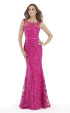 Morrell Maxie - 15629 Illusion Bateau Embroidered Gown