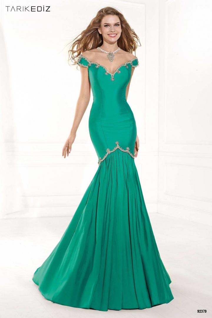 Tarik Ediz - Embellished Mermaid Gown 92379