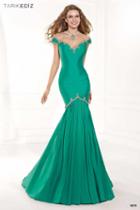 Tarik Ediz - Embellished Mermaid Gown 92379