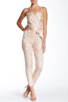 Adrianna Papell - Lace Overlay Jumpsuit Formal 231m70480