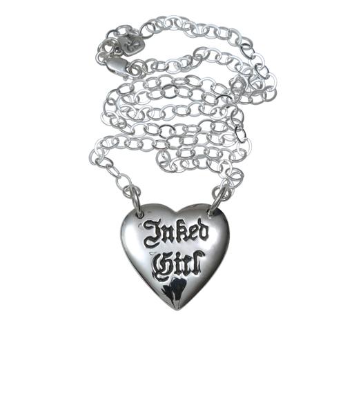 Femme Metale Jewelry - Inked Girl Necklace